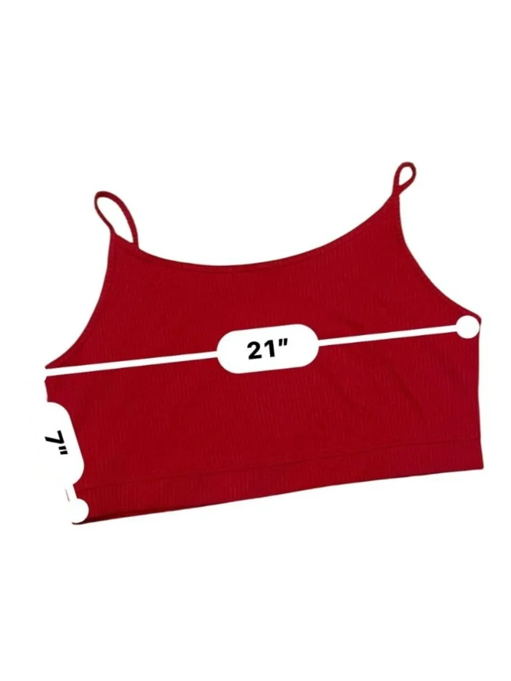 Torrid Red Heavy Hacci Rib Crop Lounge Sleep Cami Top Women's Size 3 red